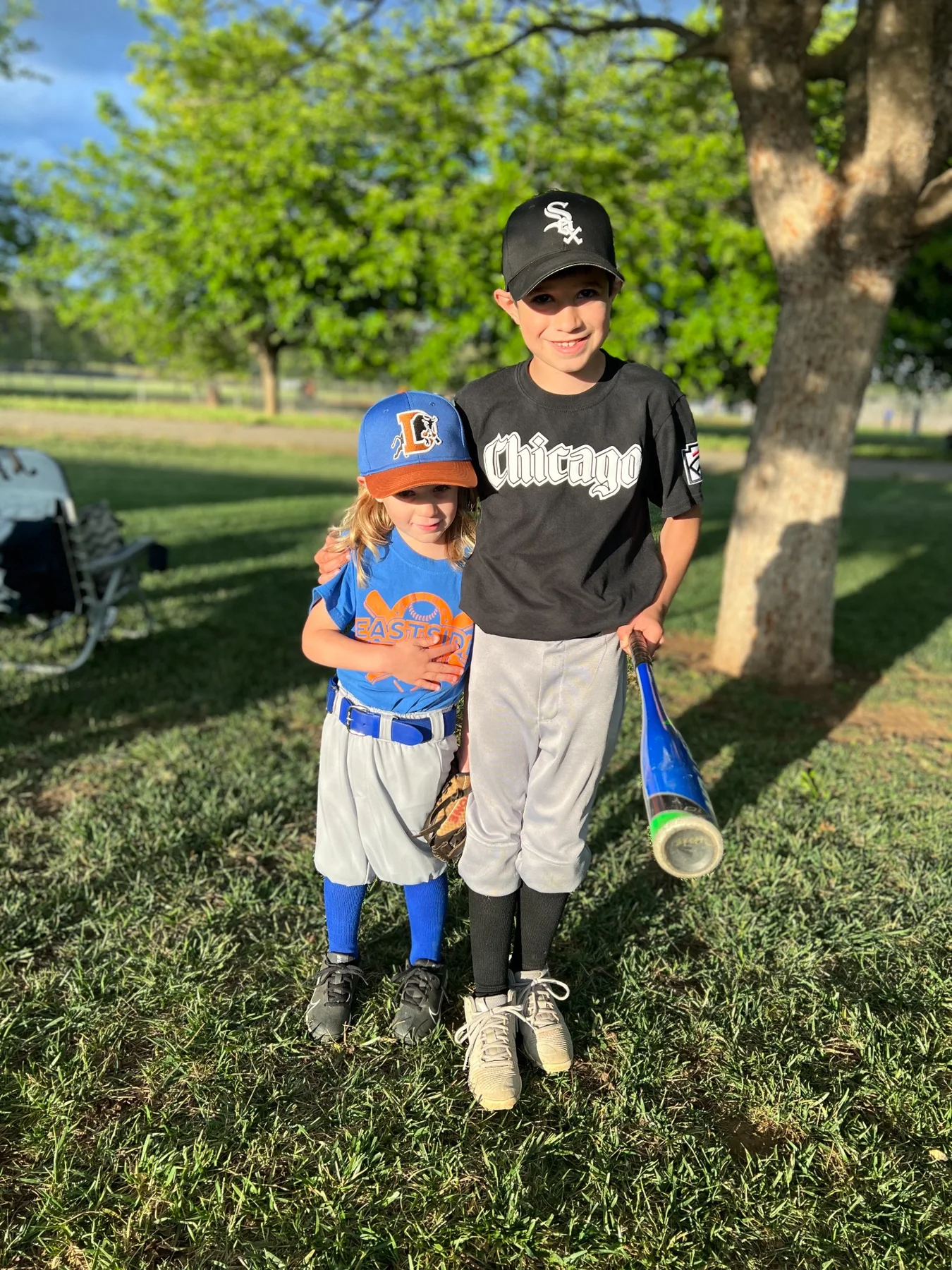 Stone family youth baseball day